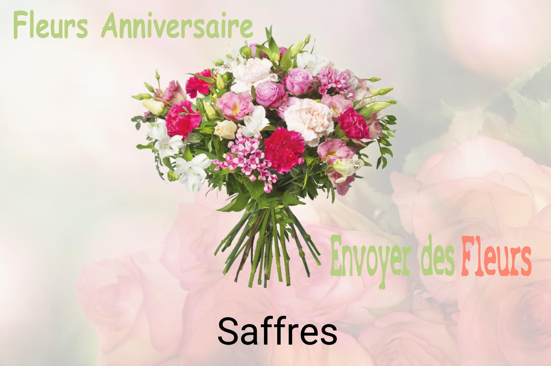 Bouquet de fleurs d’anniversaire livré à Saffres