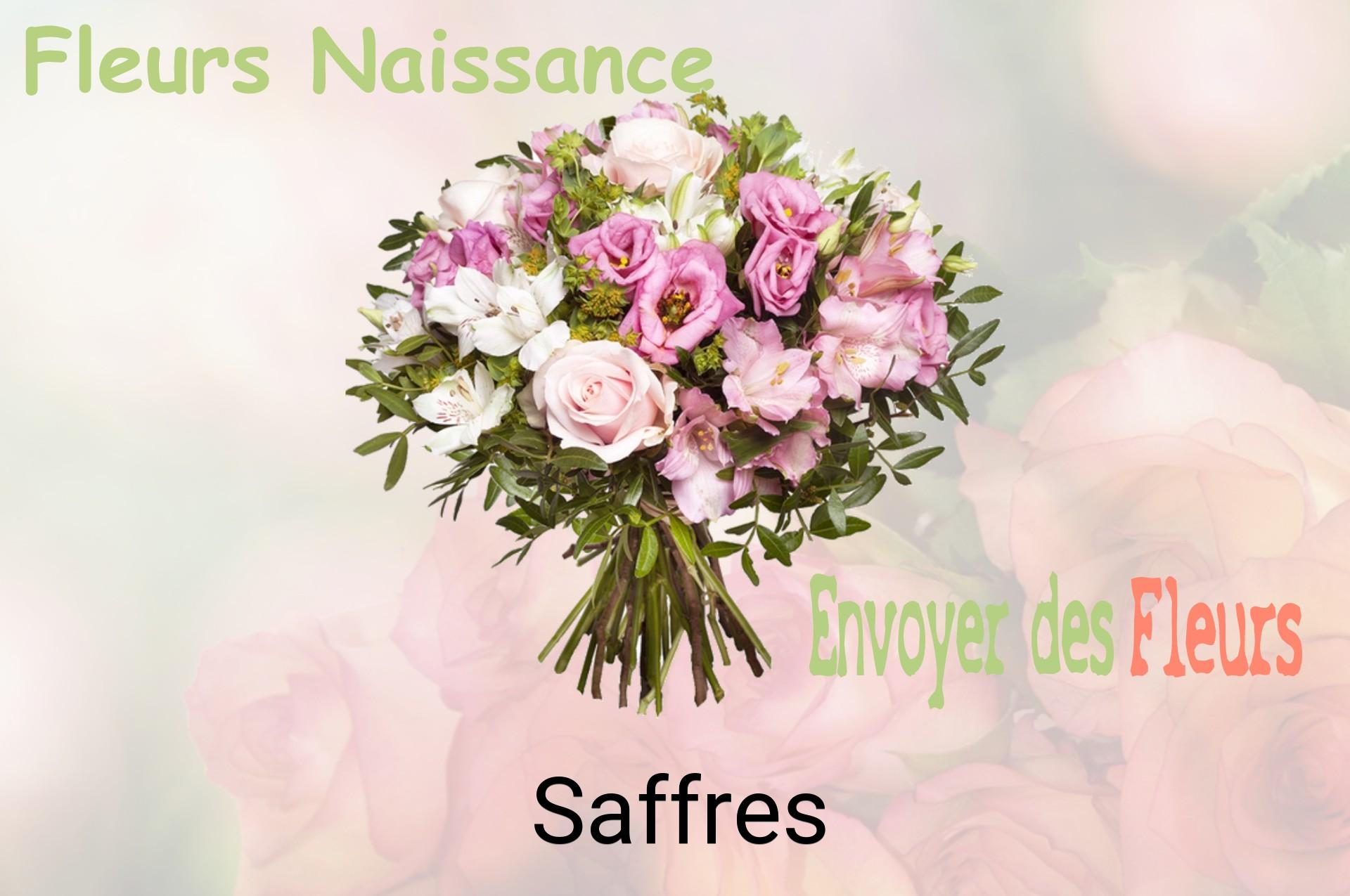 Bouquet de fleurs de naissance livré à Saffres